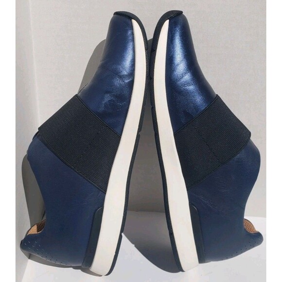 Vionic Cosmic Codie Camo Navy Blue Sneakers Slip-On Womens Sz 8 Comfort Leather - Picture 5 of 10